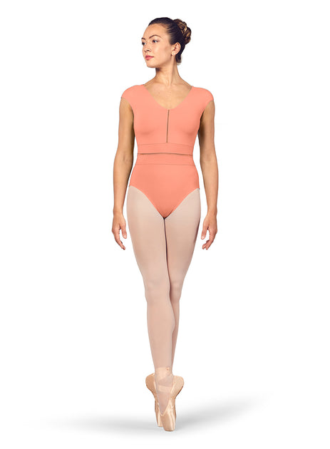 Stage Wear YiZYiF Adult Ballet Leotard Sheer Mesh 3/4 Sleeve Gymnastics  Leotards For Women Dance Built In Shelf Bra Stretch Camisole From Quennary,  $15.42