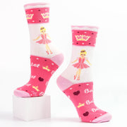 Sugar Plum Fairy Ballerina Pink Socks