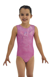 7856 Metallic Rose Leotard