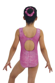 7856 Metallic Rose Leotard