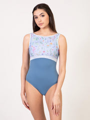 2669A Garden Party Boatneck Leotard (FINAL SALE)