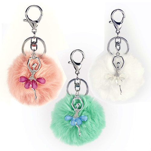 2824 Ballerina Keychain Pouf