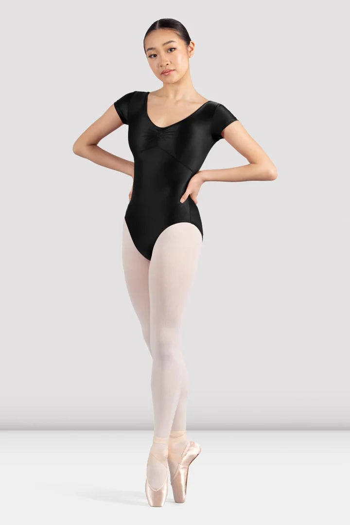 M3117LM Twist Back Cap Sleeve Leotard