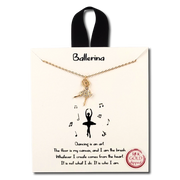 52460 Crystal Ballerina Necklace