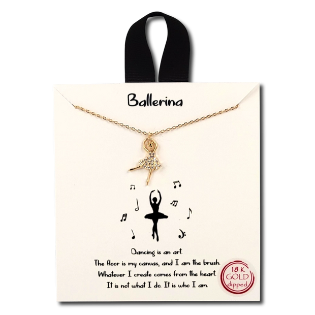 52460 Crystal Ballerina Necklace