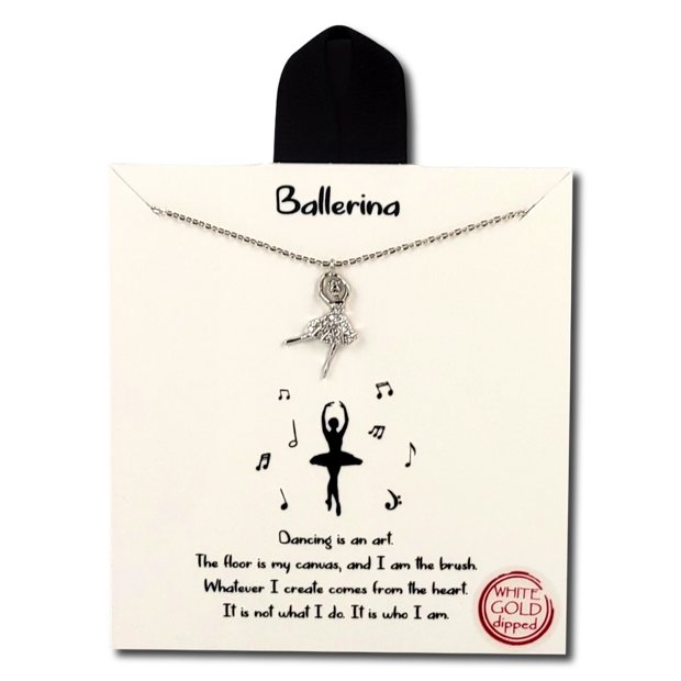 52460 Crystal Ballerina Necklace