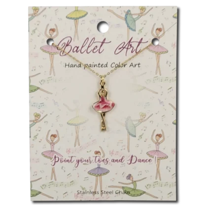 53416 Painted Ballerina Necklace