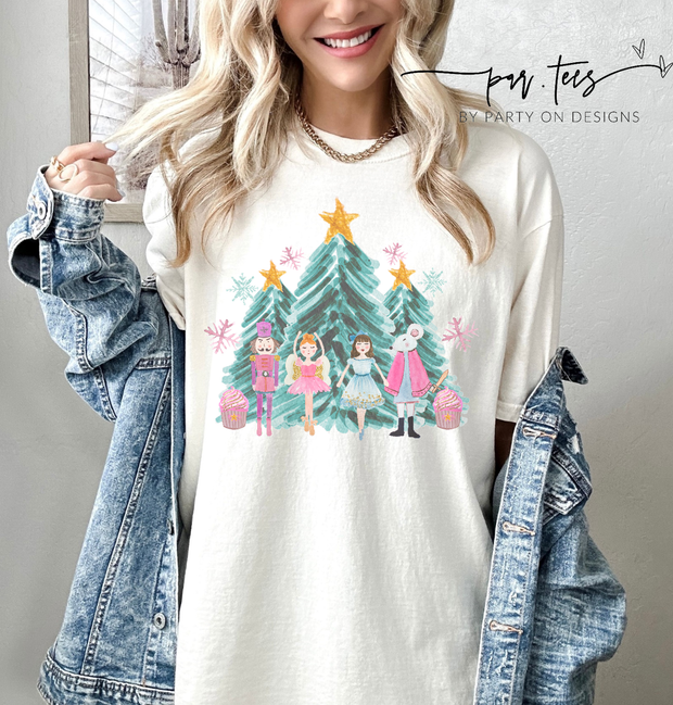 Adult Fun Christmas Nutcracker Tee