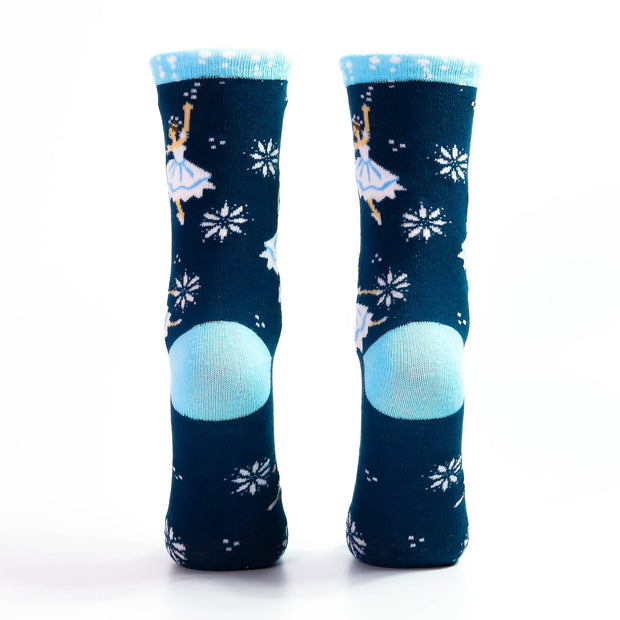 Snow Scene Dancers Socks Kids