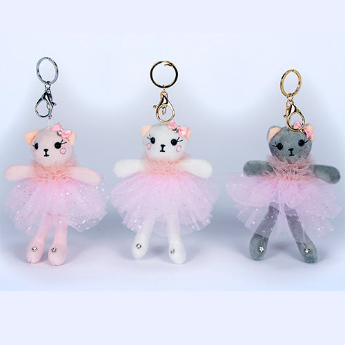 6105 Ballerina Kitten Keychain