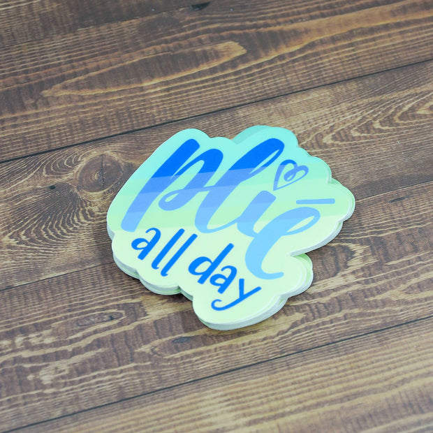 Plié All Day Sticker