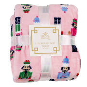 Nutcracker Throw Pink