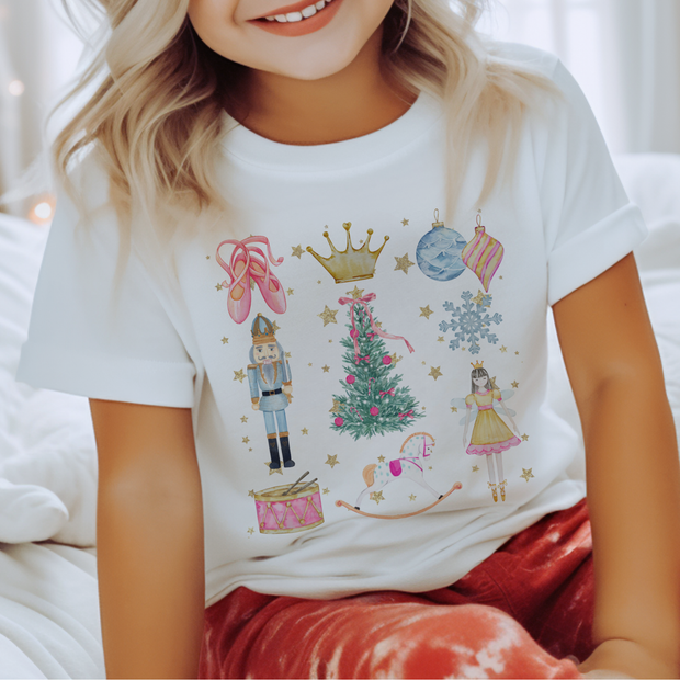 Kids Nutcracker Collage Tee (FINAL SALE)