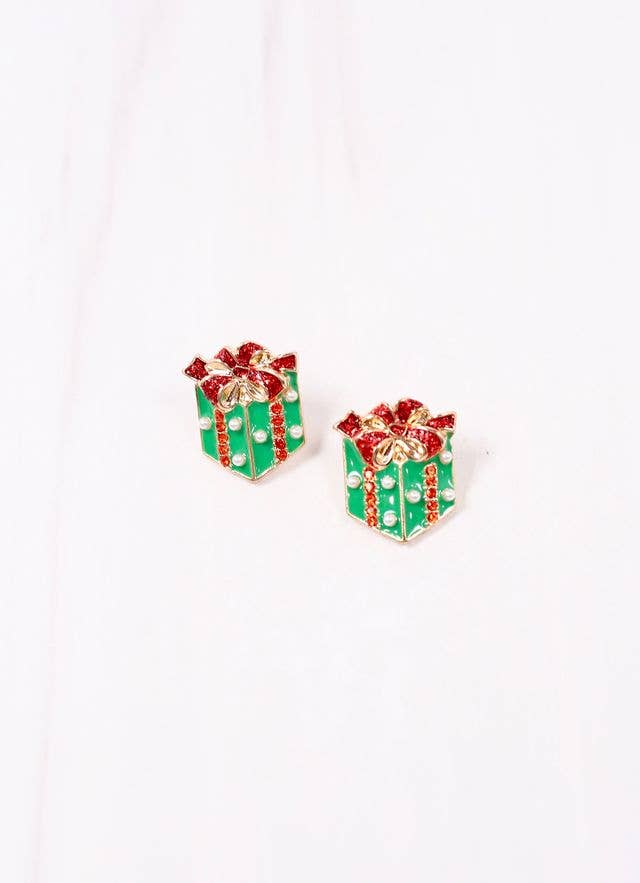 E38354 Pretty Present Stud Earring