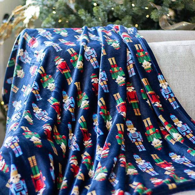 Nutcracker Throw Navy