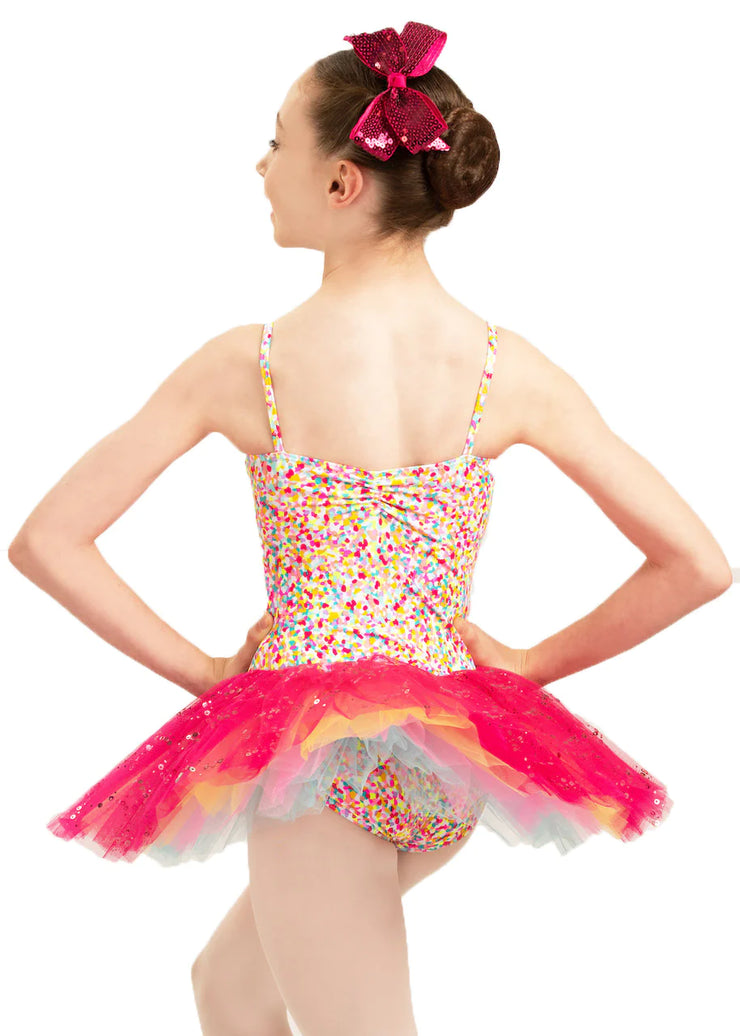 R0024G Confetti Tutu Leotard