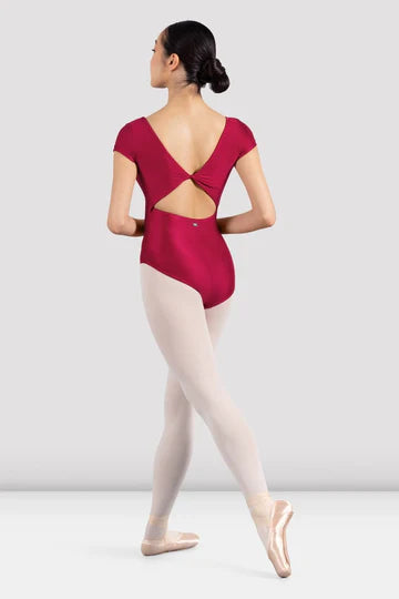 M3117LM Twist Back Cap Sleeve Leotard