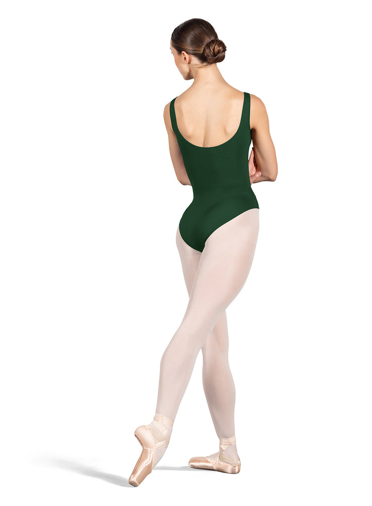 L4265 Pinch Front Scoop Back Adult Leotard