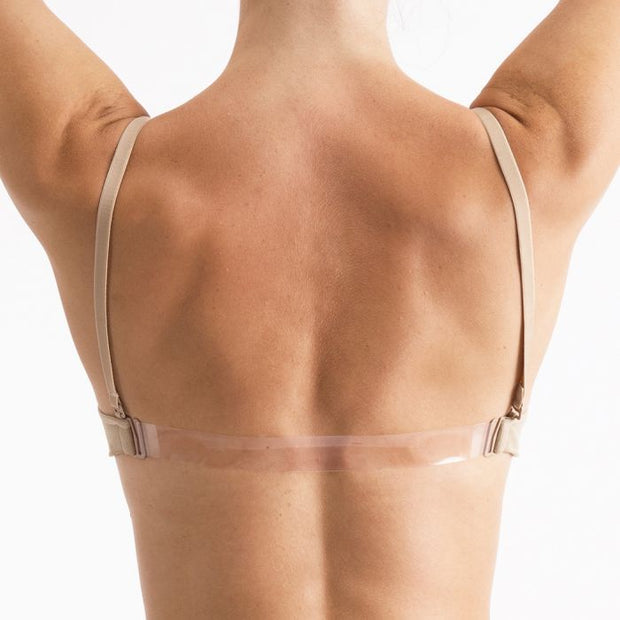 Clear Back Padded Bra