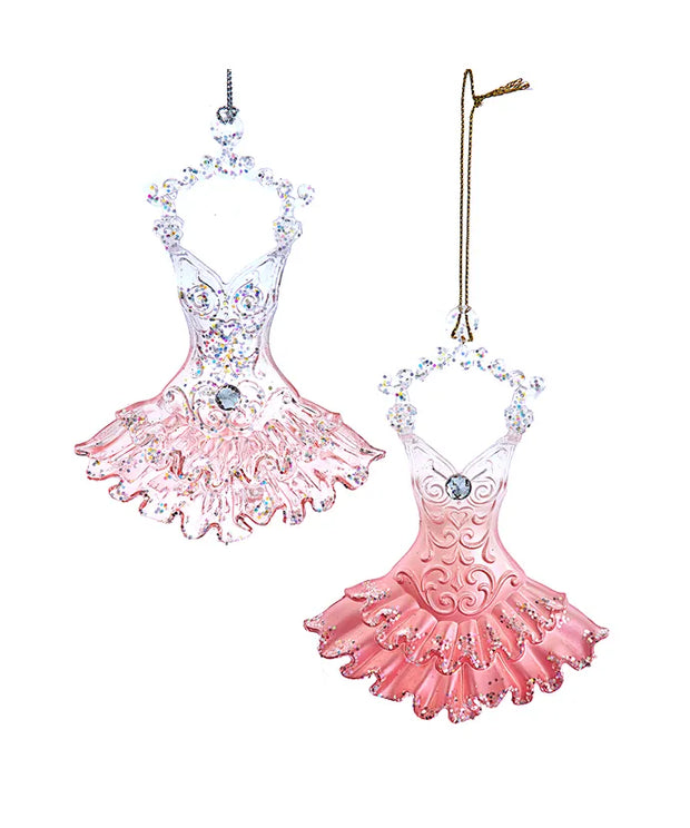 T3500 Clear Dress Ornaments